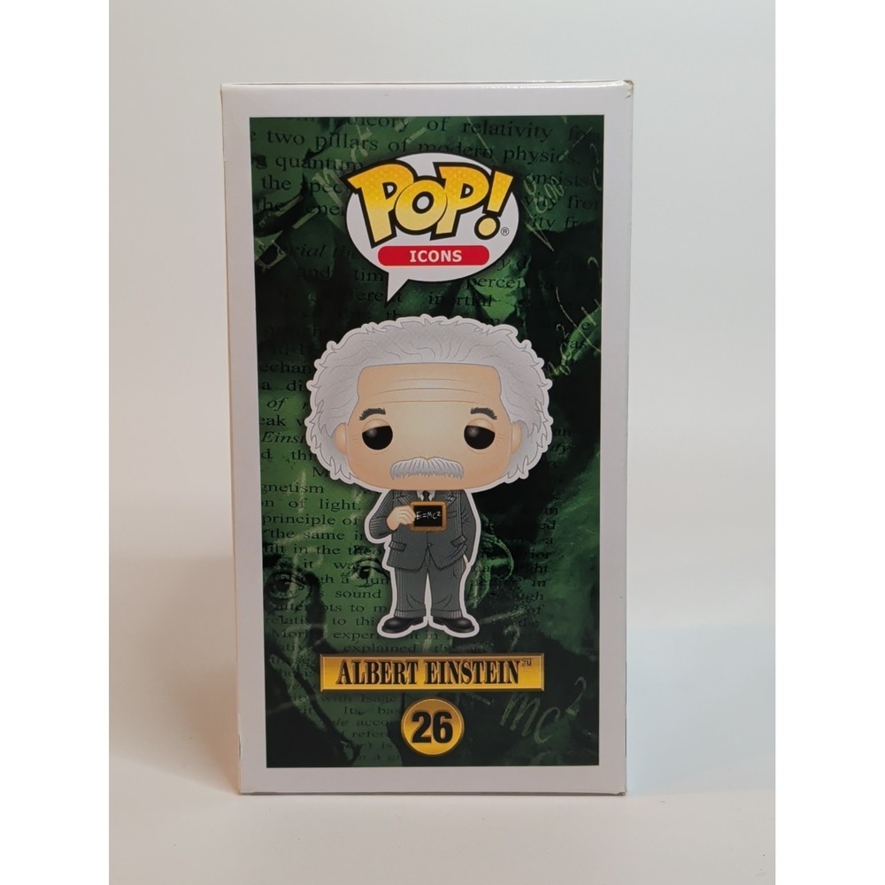 Funko Pop Icons #26 Albert Einstein – World History Vinyl Figure w/ Box - Picture 4 of 6
